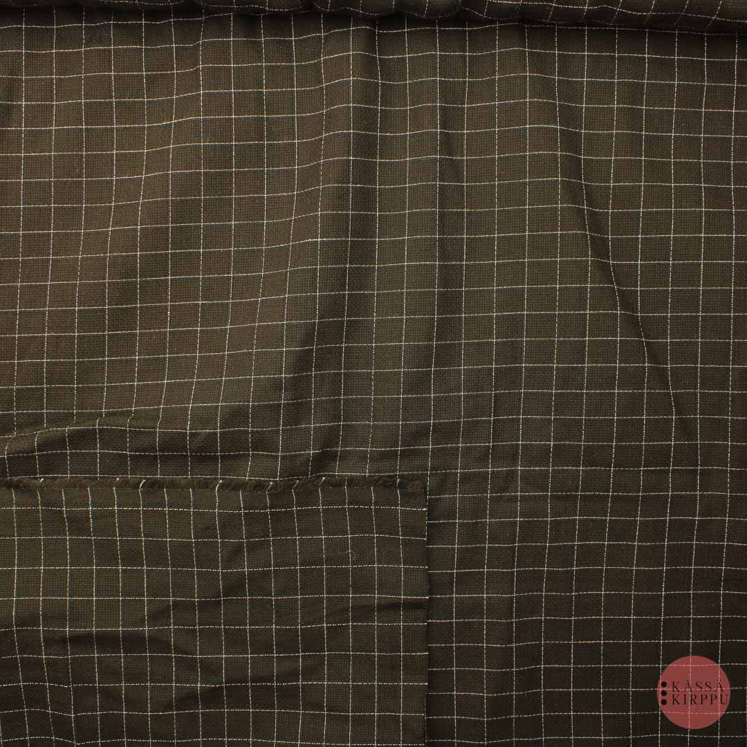 Checkered Brown Interior Fabric - Made to measure
