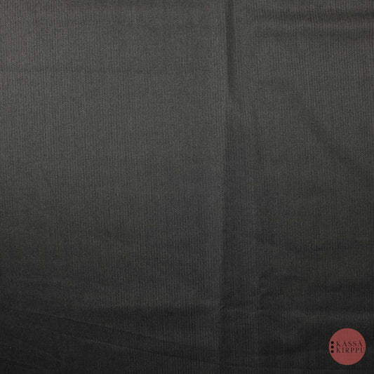 Dark Gray Striped Clothing Fabric - Piece