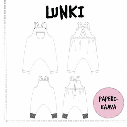 Lunki Overalls - Paper pattern