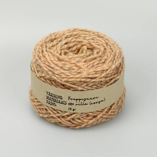 Wool yarn dyed with natural colors