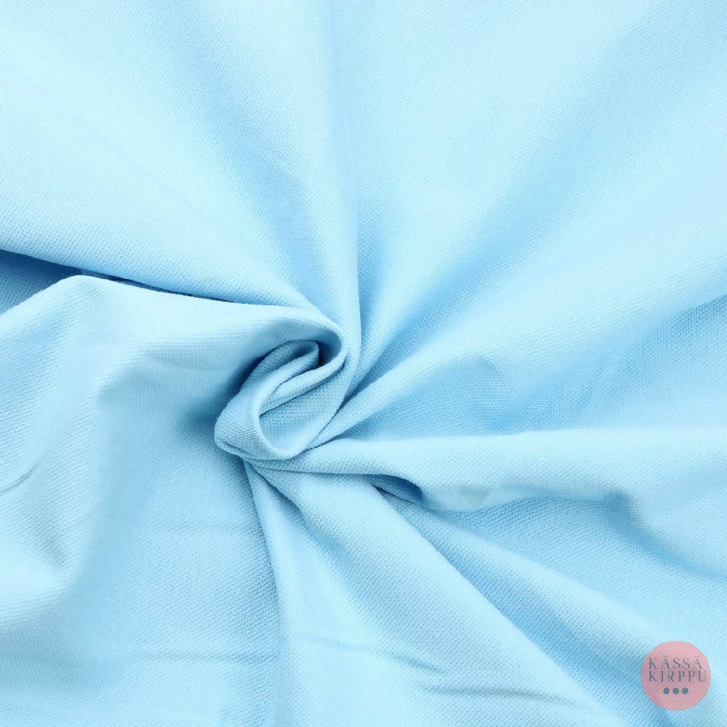 Light blue pique fabric - Piece