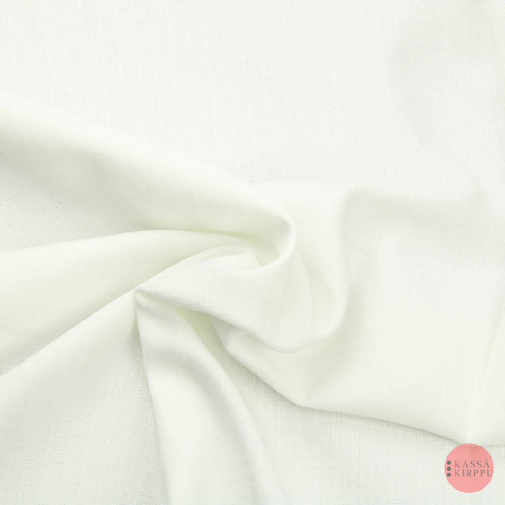 White Curtain Fabric - Piece